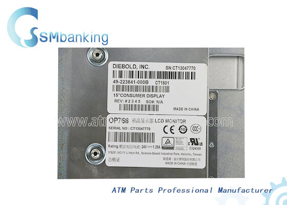 DB Diebold ATM Parts LCD 15 بوصة شاشة عرض المستهلك 49-223841-000B 49223841000B
