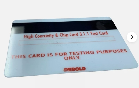 بطاقة اختبار Diebold Nixdorf Hi-Co ASTP 49201476000B بطاقة شريط مغناطيسي OEM