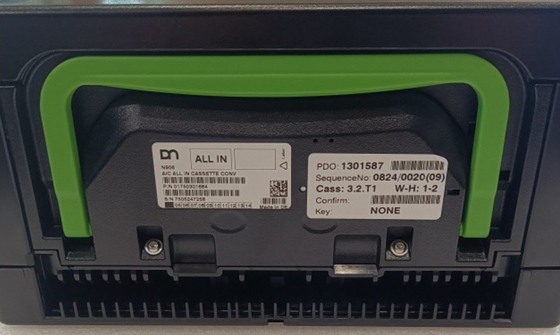 1750301684 01750301684 قطع الغيار للآلة DN 200 N906 Diebold Nixdorf AIC ALL IN CASSETTE CONV قطع الغيار للآلة
