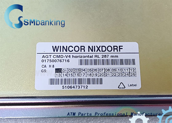 01750076716 أجزاء أجهزة الصراف الآلي Wincor Nixdorf Transport AGT CMD-V4 أفقي RL 287mm Chasis 1750076716
