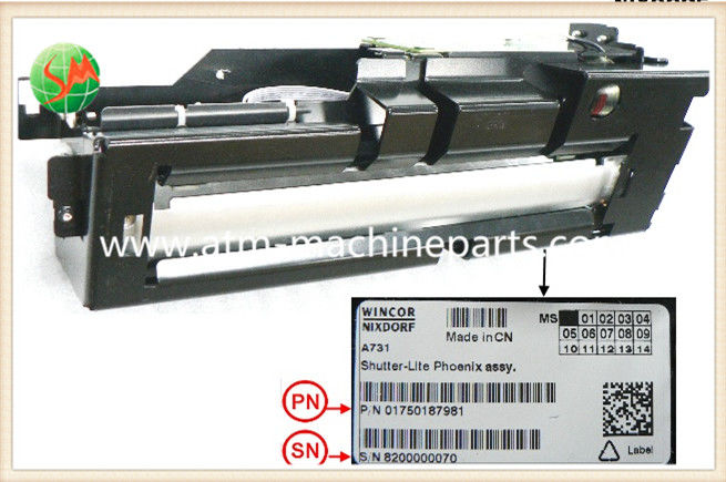 01750187981 أجزاء Wincor Nixdorf 1750187981 EXIT SHUTTER V.6 مصراع لايت Assy PC280